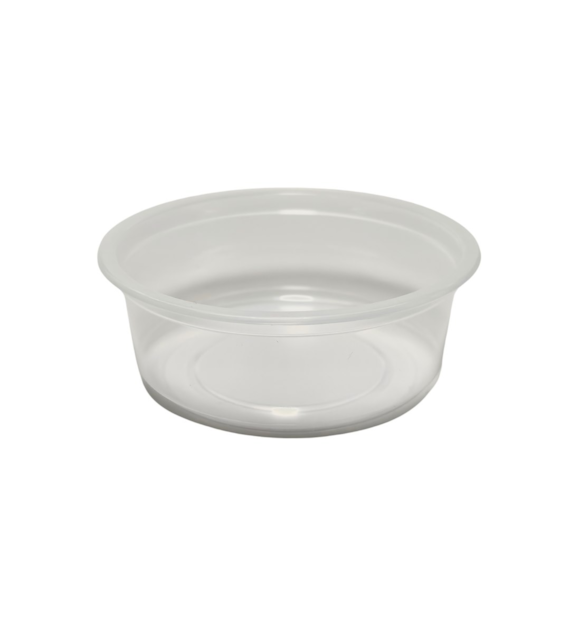 Pojemnik okrągły PP 8113C fi115mm 250ml TRANSPARENTNY (24/10/50)