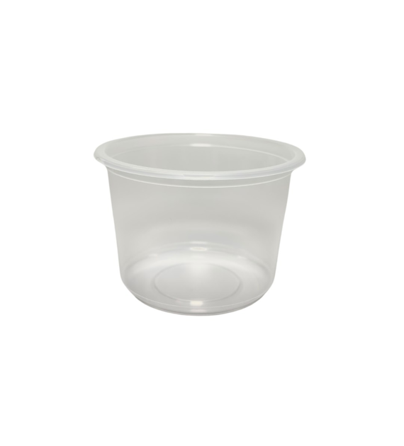 Pojemnik okrągły PP 8118C fi115mm 500ml TRANSPARENTNY (24/10/50)