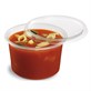(REUSE) Pojemnik okrągły PP 8118C fi115mm 500ml TRANSPARENTNY (24/10/50)