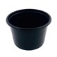 (REUSE) Pojemnik okrągły PP D-8118C fi115mm 500ml CZARNY (24/10/50)