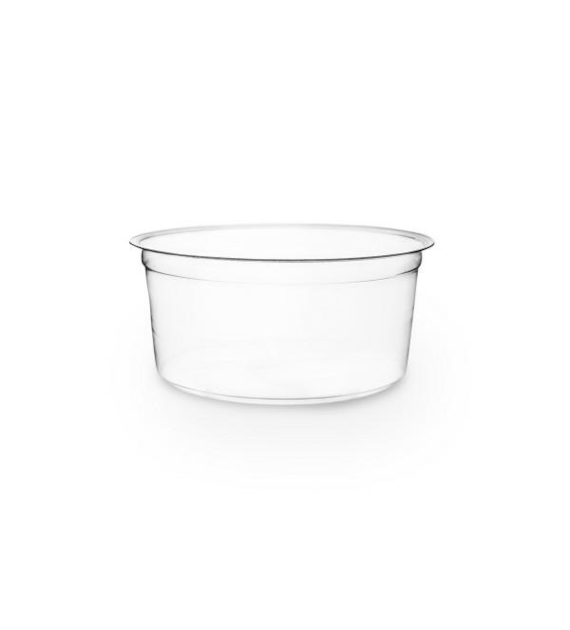 POJEMNIK PLA SAŁATKOWY 340ml 118mm (50szt.) TRANSPARENT BIODEGRADOWALNY 10/K