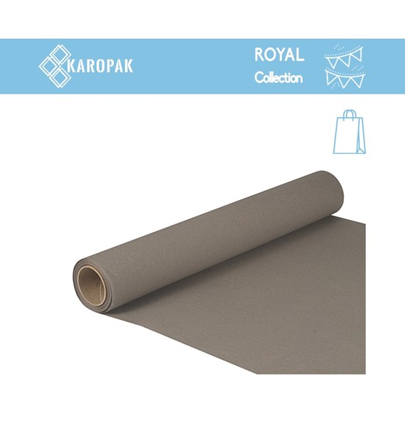 ROYAL Collection bieżnik z bibuły szary 5m/40cm (0/6/1)