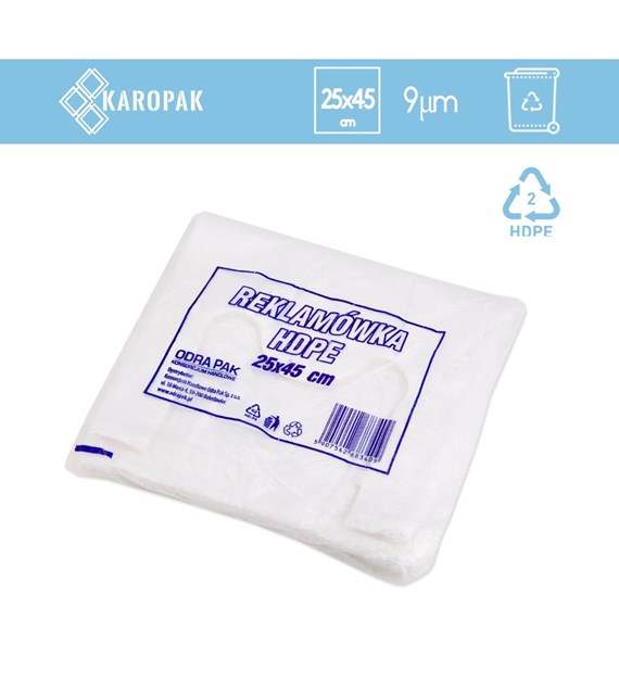 Reklamówki HDPE 25/45 9mic (42/30/180)