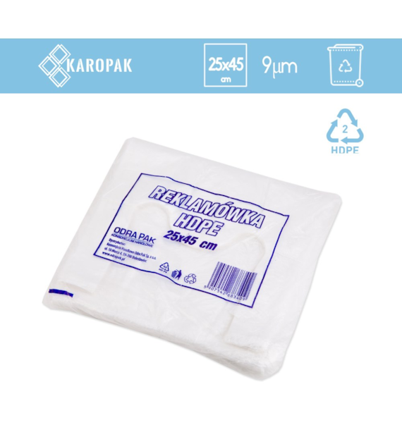 Reklamówki HDPE 25/45 9mic (42/30/180)