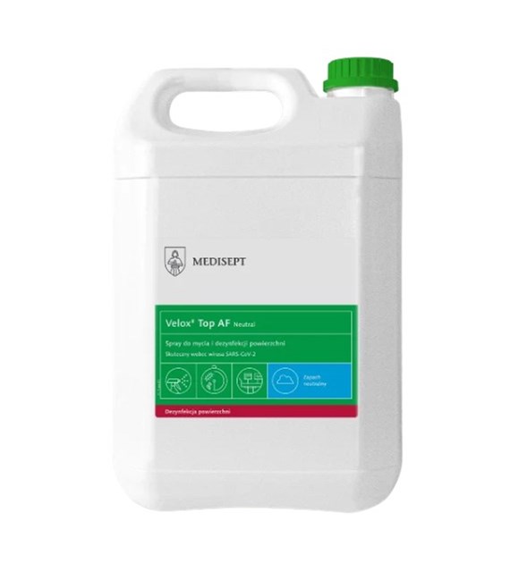 MEDISEPT Velox Top AF płyn do mycia i dezynfekcji powierzchni NEUTRALNY 5L (_/1/1)
