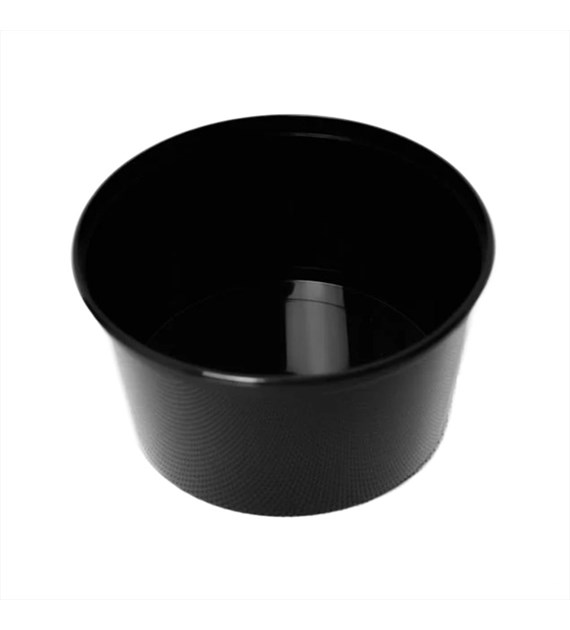 (REUSE) Pojemnik na zupę PP fi125mm 500ml CZARNY (24/9/50)