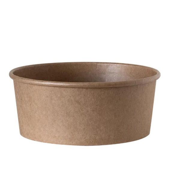 Pojemnik sałatkowy papierowy KRAFT fi150mm 750ml (24/6/50)