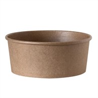 Pojemnik sałatkowy papierowy KRAFT fi150mm 750ml (24/6/50)