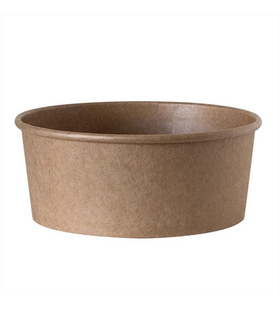 Pojemnik sałatkowy papierowy KRAFT fi150mm 750ml (24/6/50)