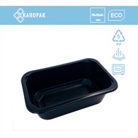 (REUSE) Pojemnik MAP 178x113x60 750ml CZARNY (42/4/80)
