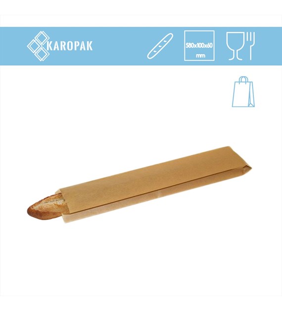 KIEL-PAK torba SZARA 580x100x60 bagietka (_/_/1000)