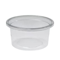 Pojemnik na sos rPET TRANSPARENTNY fi62,5mm 50ml (27/20/100)