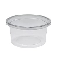 Pojemnik na sos rPET TRANSPARENTNY fi62,5mm 50ml (27/20/100)