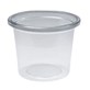 Pojemnik na sos rPET TRANSPARENTNY fi62,5mm 80ml (27/20/100)