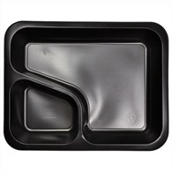 (REUSE) POJEMNIK DO ZGRZEWU DWUDZIELNY COLT B-227x178x50 CZARNY (32(40)/8/50)