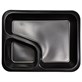 (REUSE) POJEMNIK DO ZGRZEWU DWUDZIELNY COLT B-227x178x50 CZARNY (32(40)/8/50)