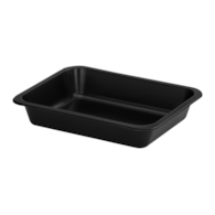 (REUSE) POJEMNIK DO ZGRZEWU NIEDZIELONY B-227x178x40 CZARNY (32(40)/8/50)