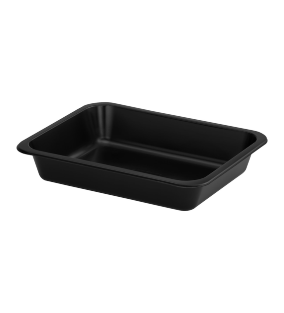 (REUSE) POJEMNIK DO ZGRZEWU NIEDZIELONY B-227x178x40 CZARNY (32(40)/8/50)