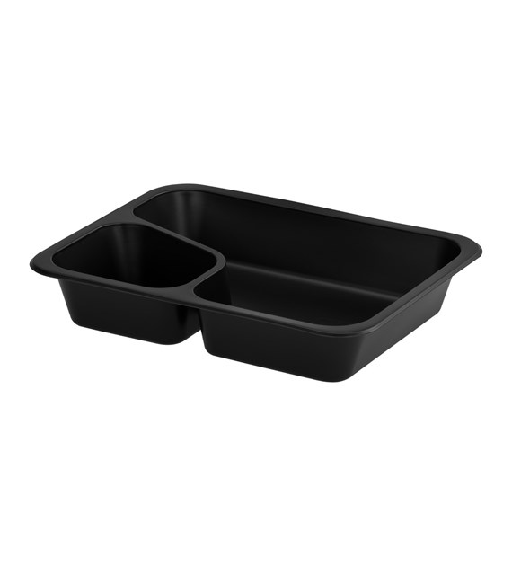 (REUSE) POJEMNIK DO ZGRZEWU DWUDZIELNY COLT B-227x178x40 CZARNY (32(40)/8/50)