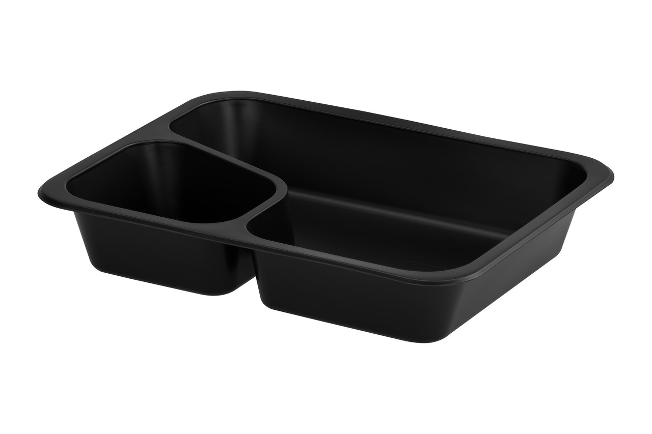 (REUSE) POJEMNIK DO ZGRZEWU DWUDZIELNY COLT B-227x178x40 CZARNY (32(40)/8/50)