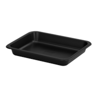 (REUSE) POJEMNIK DO ZGRZEWU NIEDZIELONY B-227x178x30 CZARNY (30(36)/8/50)