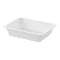 (REUSE) POJEMNIK DO ZGRZEWU NIEDZIELONY B-227x178x50 BIAŁY (25(30)/8/50)