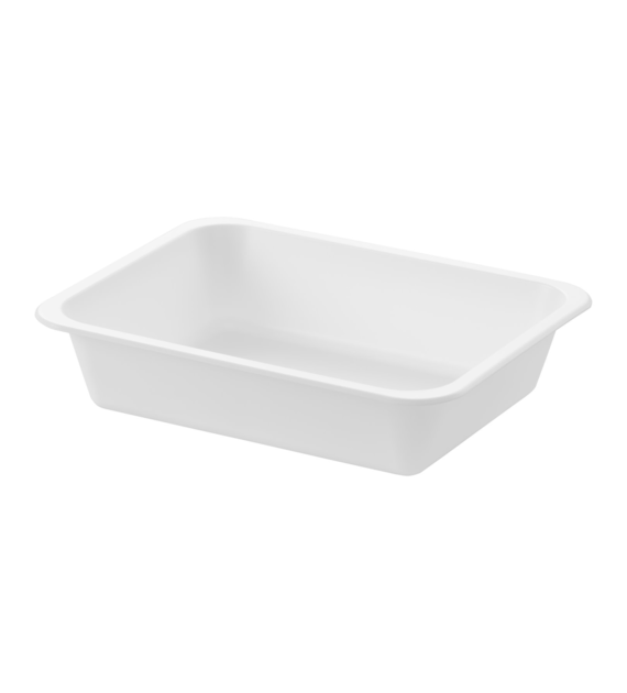 (REUSE) POJEMNIK DO ZGRZEWU NIEDZIELONY B-227x178x50 BIAŁY (25(30)/8/50)