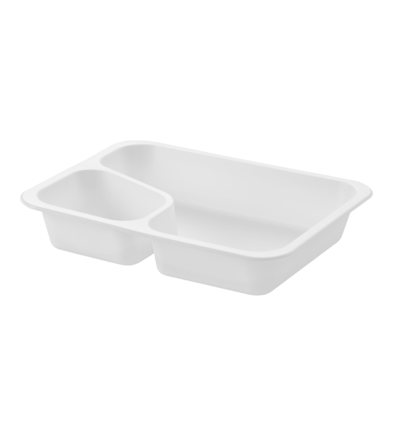 (REUSE) POJEMNIK DO ZGRZEWU DWUDZIELNY COLT B-227x178x40 BIAŁY (30(36)/8/50)