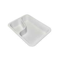 (REUSE) POJEMNIK DO ZGRZEWU DWUDZIELNY COLT B-227x178x40 BIAŁY (30(36)/8/50)