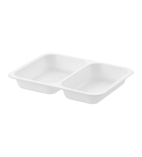 (REUSE) POJEMNIK DO ZGRZEWU DWUDZIELNY B-227x178x30 BIAŁY (30(36)/8/50)
