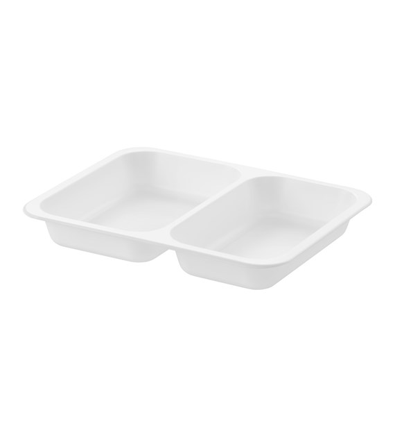 (REUSE) POJEMNIK DO ZGRZEWU DWUDZIELNY B-227x178x30 BIAŁY (30(36)/8/50)