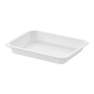 (REUSE) POJEMNIK DO ZGRZEWU NIEDZIELONY B-227x178x30 BIAŁY (30(36)/8/50)