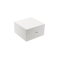 PUDEŁKO DO CIAST ZAMYKANE 180x180x100 BIAŁE (_/12x15/1)
