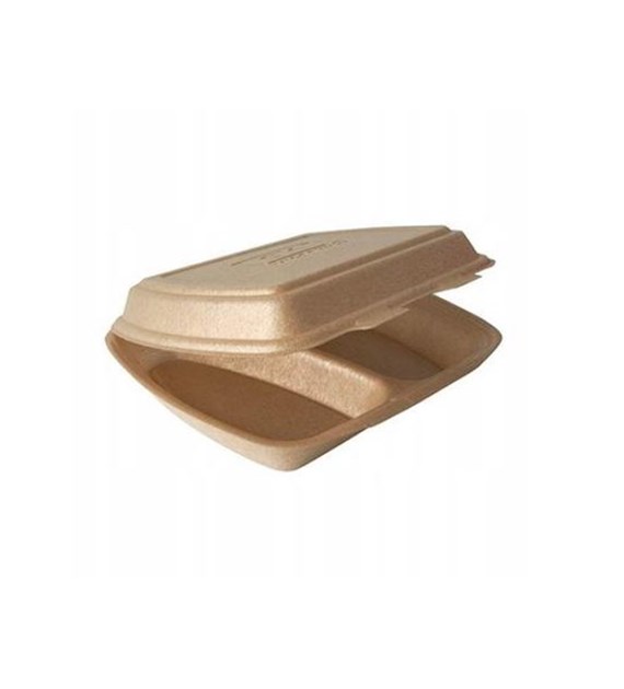 (SUP) Menubox HP4/2 EPP 2-dzielny BRĄZOWY (15/1/125)