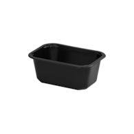 (REUSE) POJEMNIK DO ZGRZEWU SMALL T-1 160x112x66 CZARNY 16G (28/1/432)