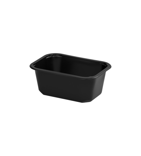 (REUSE) POJEMNIK DO ZGRZEWU SMALL T-1 160x112x66 CZARNY 16G (28/1/432)