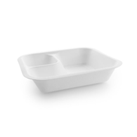 POJEMNIK Z TRZCINY CUKROWEJ Z DIP 550ml BIODEGRADOWALNY 195x180x40 SERIA `4`(50SZT) 12/K