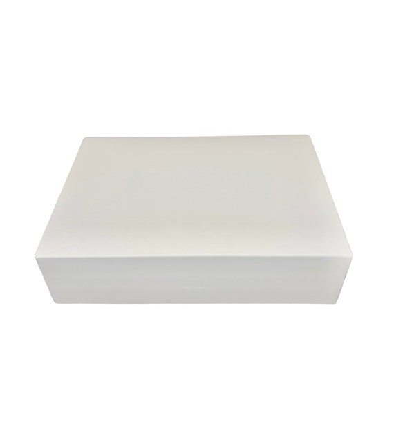 PUDEŁKO DO CIAST ZAMYKANE 310x220x80 BIAŁE (_/8/15)