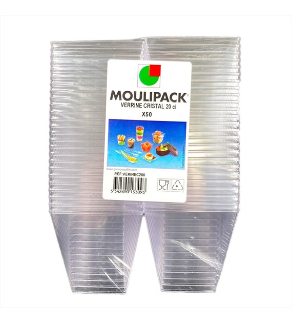 (REUSE) FINGERFOOD kubek kwadratowy PIRAMIDA 200ml (56/10/50)