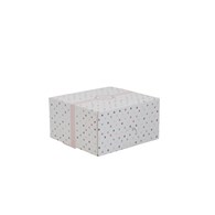 PUDEŁKO DO CIAST ZAMYKANE 130x130x70 KROPKI (_/11x20/1)