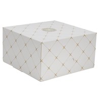 PUDEŁKO DO CIAST ZAMYKANE 220x220x120 ROZETA (_/12x15/1)