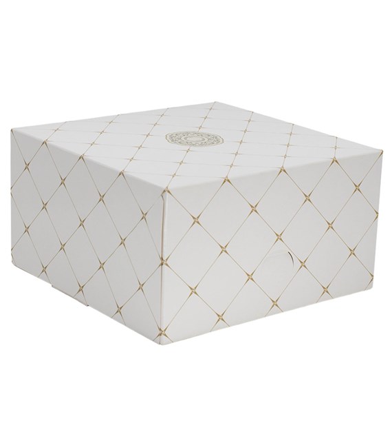 PUDEŁKO DO CIAST ZAMYKANE 220x220x120 ROZETA (_/12x15/1)