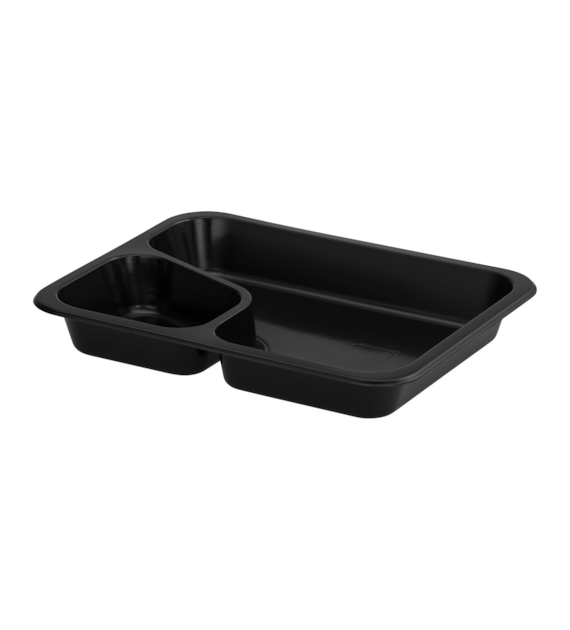 (REUSE) POJEMNIK DO ZGRZEWU DWUDZIELNY COLT B-227x178x30 CZARNY (30(36)/8/50)