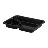 (REUSE) POJEMNIK DO ZGRZEWU DWUDZIELNY COLT B-227x178x30 CZARNY (30(36)/8/50)