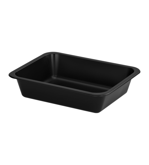 (REUSE) POJEMNIK DO ZGRZEWU NIEDZIELONY B-227x178x50 CZARNY LITE (32(40)/12/50)