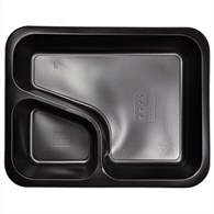 (REUSE) POJEMNIK DO ZGRZEWU DWUDZIELNY COLT B-227x178x40 CZARNY LITE (32(40)/12/50)
