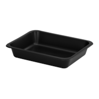 (REUSE) POJEMNIK DO ZGRZEWU NIEDZIELONY B-227x178x40 CZARNY LITE (32(40)/12/50)