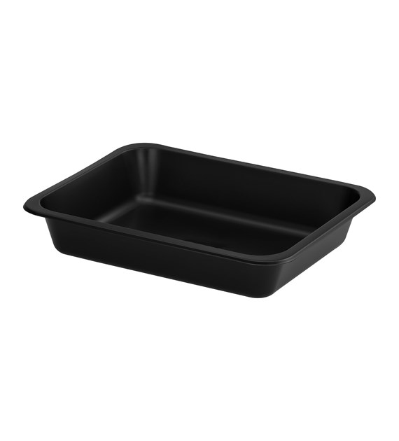 (REUSE) POJEMNIK DO ZGRZEWU NIEDZIELONY B-227x178x40 CZARNY LITE (32(40)/12/50)