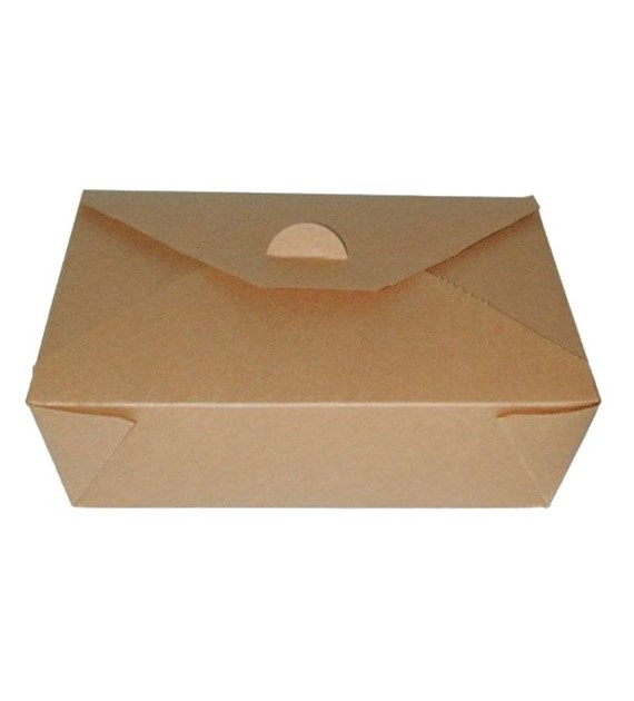 PUDEŁKO TAKEOUT BRĄZOWE 1500ml 215x160x64 (50szt)