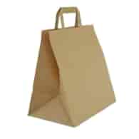 TORBA SZARA Z UCHEM PŁASKIM 260x160x265 70g (_/1/250)